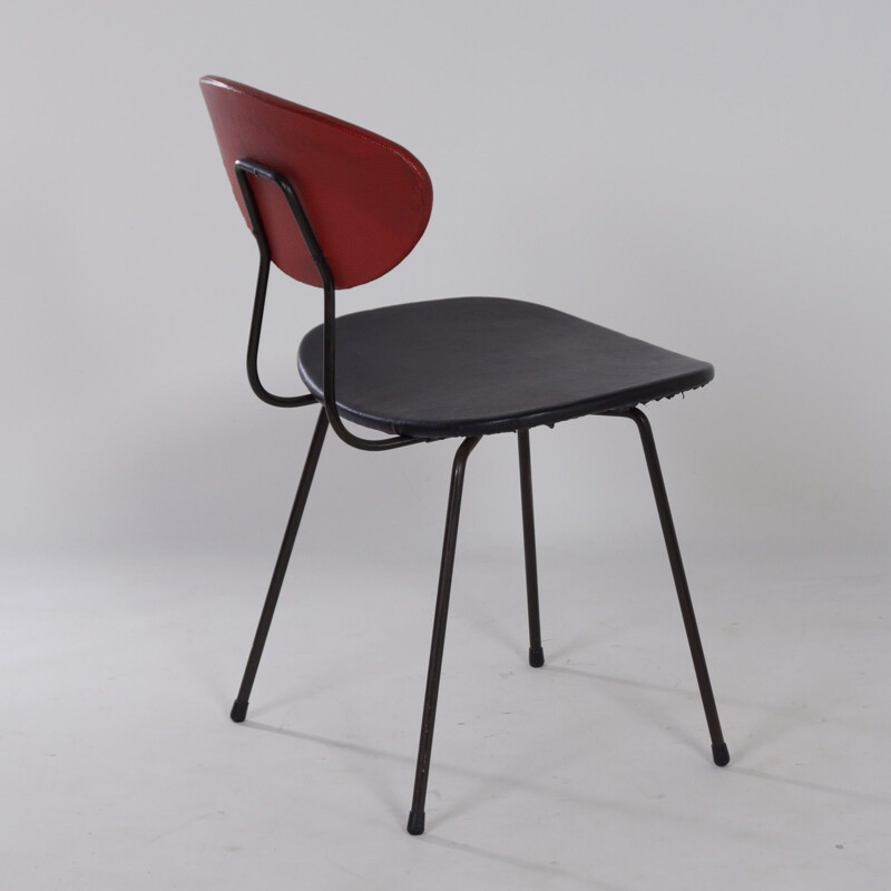 Vintage Table and Chair by Rudolf Wolf for Elsrijk, 1960s