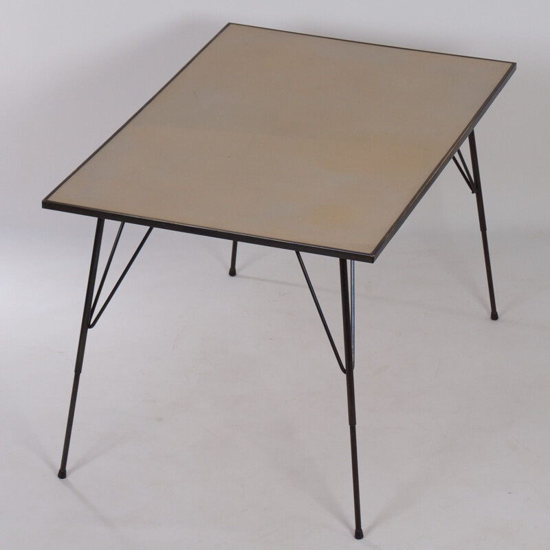 Vintage Table and Chair by Rudolf Wolf for Elsrijk, 1960s
