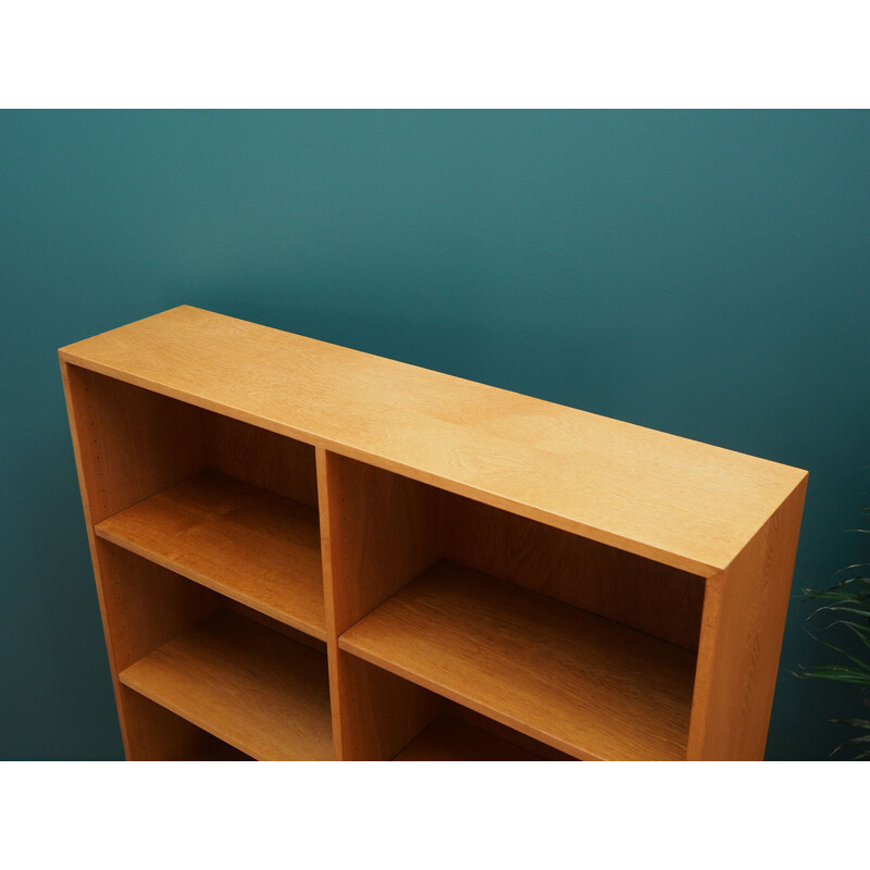 Vintage SKM bookcase in ash veneer 1960-1970