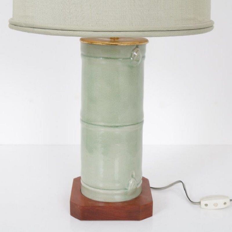  Vintage faux bamboo table lamp, United States of America, 1970s