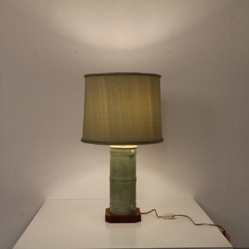  Vintage faux bamboo table lamp, United States of America, 1970s