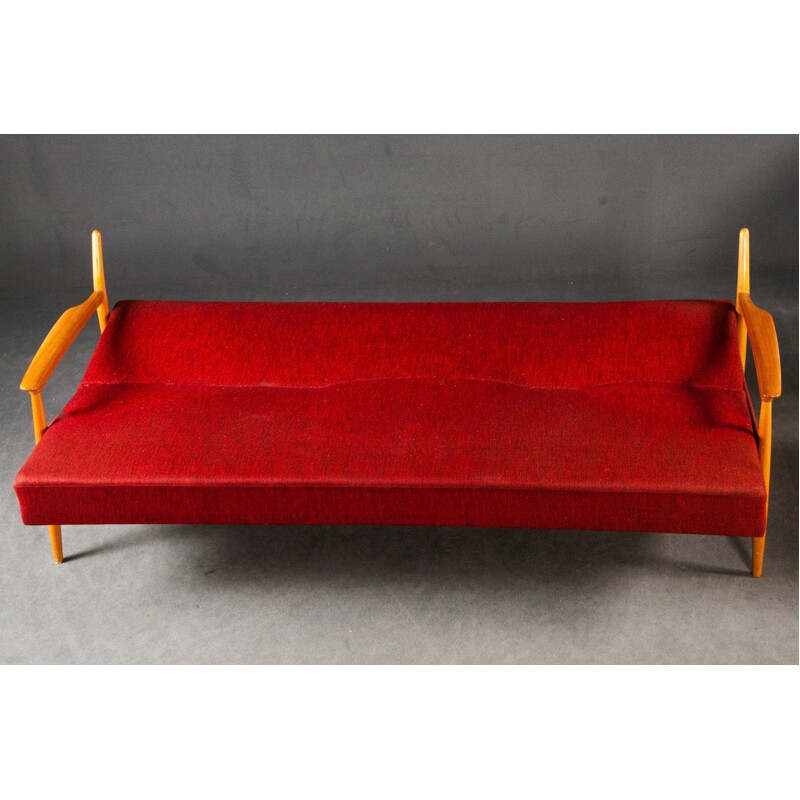 Sofa or daybed and two designer armchairs by Casala 1950 