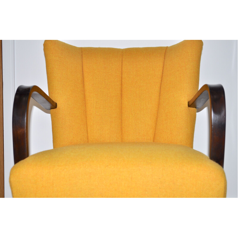 Vintage yellow cocktail chair