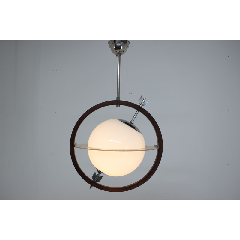 Vintage Saturn hanging lamp by Gio Ponti & Pietro Chiesa for FontanaArte