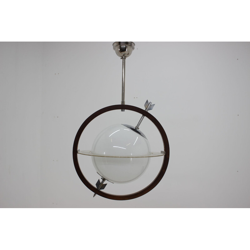Vintage Saturn hanging lamp by Gio Ponti & Pietro Chiesa for FontanaArte