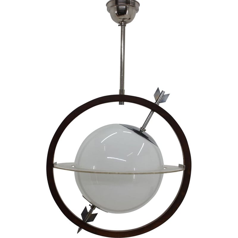 Vintage Saturn hanging lamp by Gio Ponti & Pietro Chiesa for FontanaArte