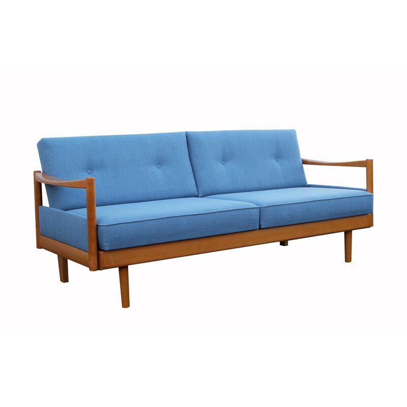 Vintage blue daybed by Wilhelm Knoll, 1960s 