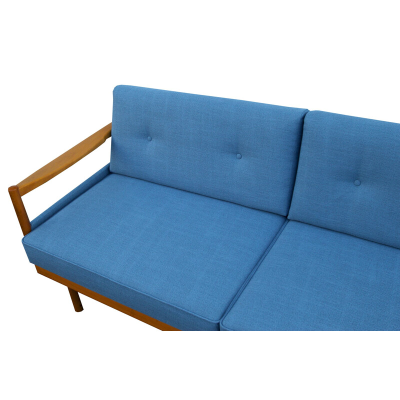 Vintage blue daybed by Wilhelm Knoll, 1960s 