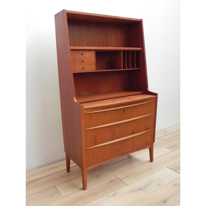 Scandinavian secretary in teak - 1960s