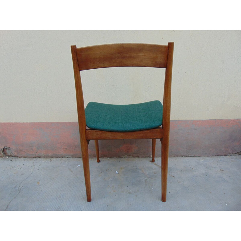 Suite de 4 chaises de salle à manger par Passoni Italia, 1960