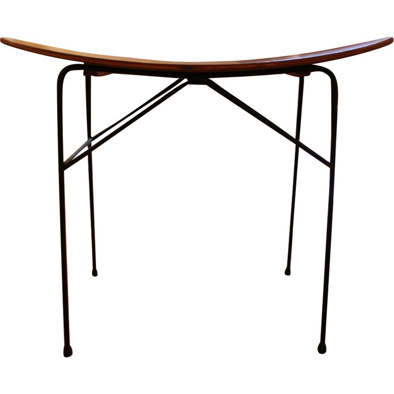 Stool in metal and wood, Ulferts TIBRO - 1950s