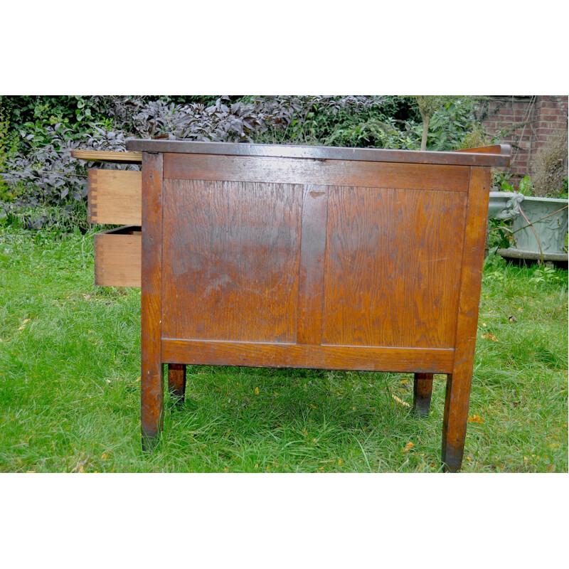 Vintage Executive Desk in oak, 1930s