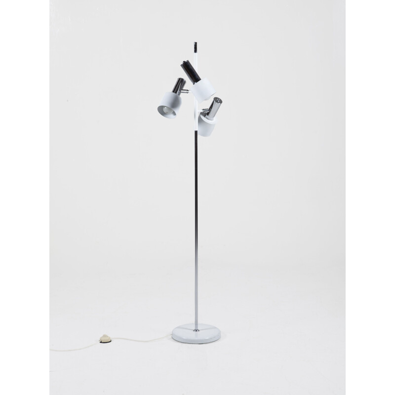 Vintage chrome floor lamp by Koch and Lowy Omi, 1960