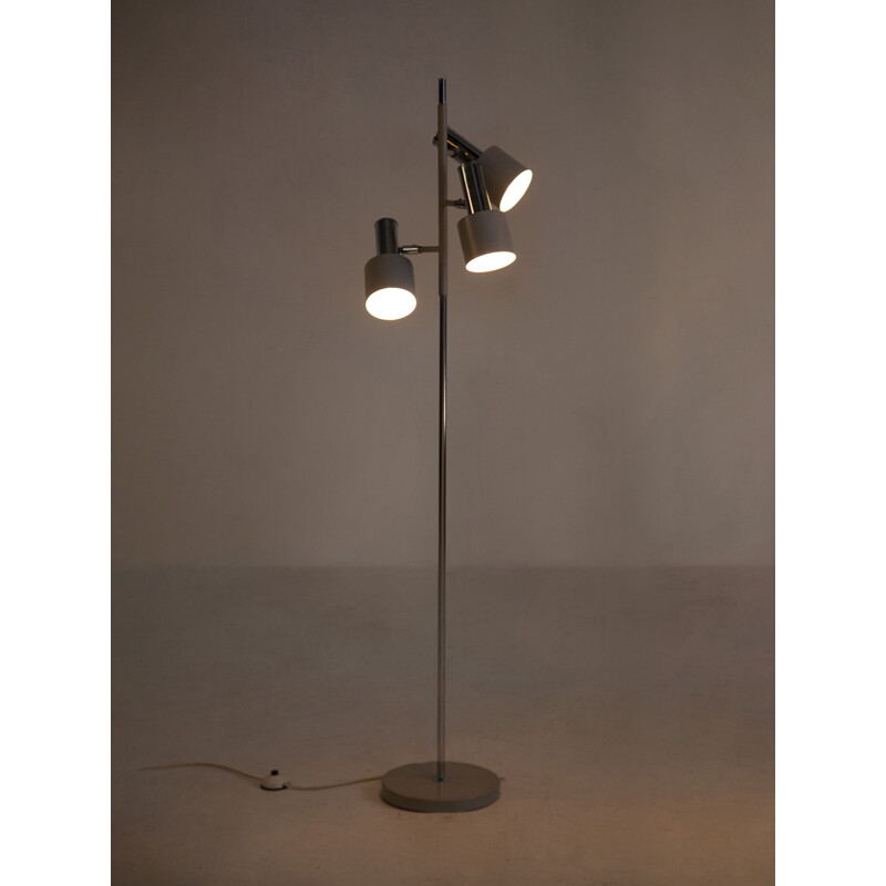 Verchromte Vintage-Stehlampe von Koch and Lowy Omi, 1960