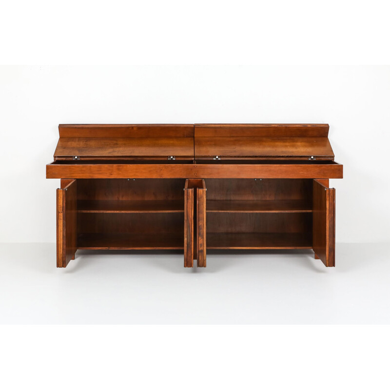 Large vintage sideboard in solid elm, 1960s