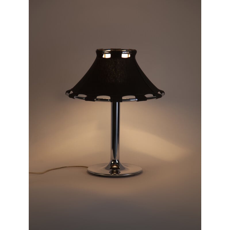 Lampe de table vintage chromée par Anna Ehrner pour Ateljé Lyktan, 1970