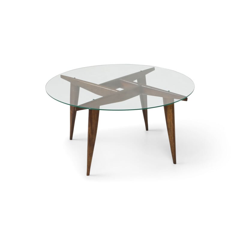 Vintage coffee table by Gio Ponti for Singer and Sons, Italy 1950