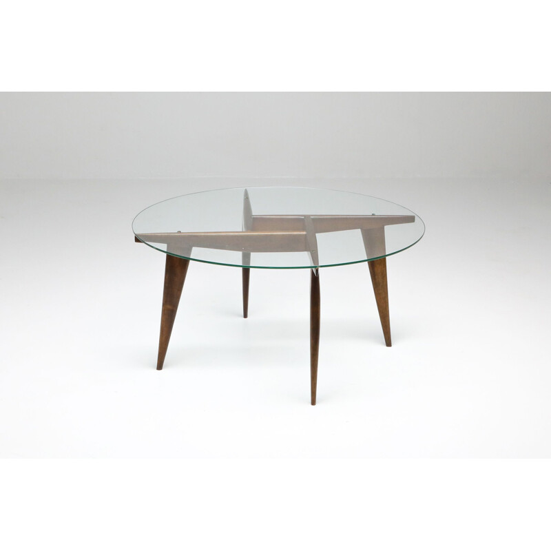 Mesa de café Vintage de Gio Ponti para Singer and Sons, Itália 1950