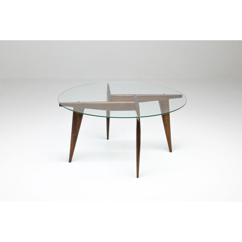 Vintage coffee table by Gio Ponti for Singer and Sons, Italy 1950