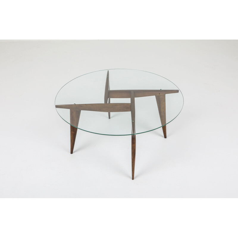 Mesa de café Vintage de Gio Ponti para Singer and Sons, Itália 1950