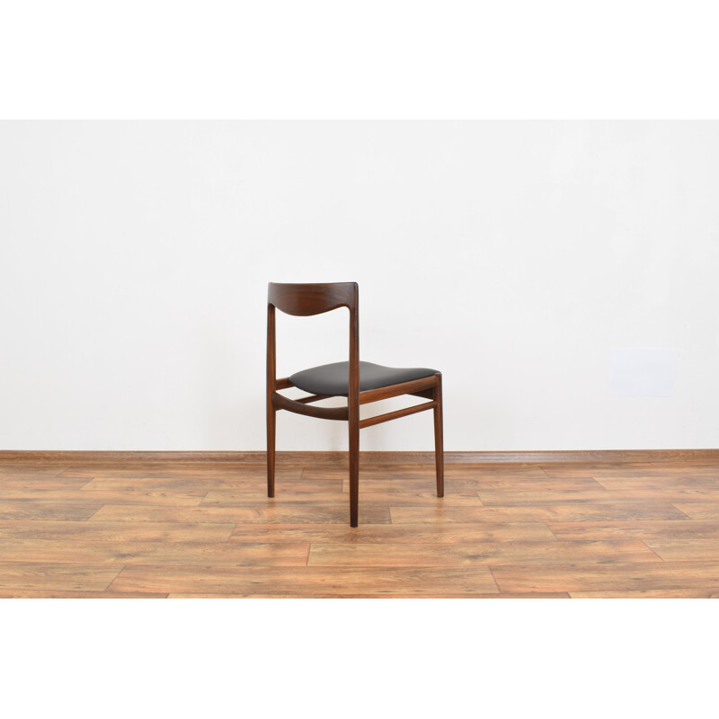 Set of 4 teak vintage dining chairs from Lübke, 1960s