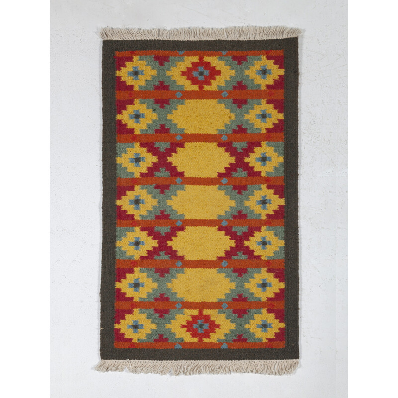 Vintage Swedish rug by Röllakan, 1970