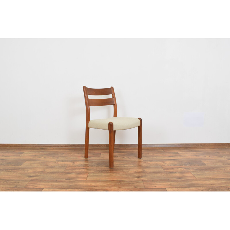 Set of 4 danish teak dining chairs from EMC Møbler, 1970s