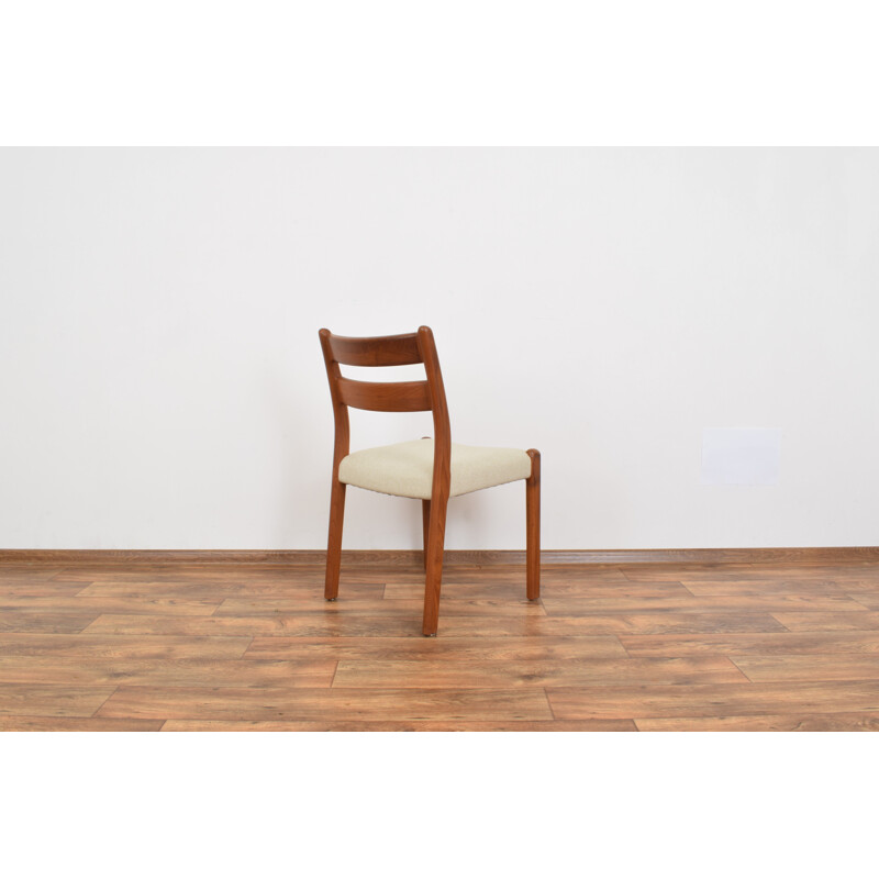 Set of 4 danish teak dining chairs from EMC Møbler, 1970s