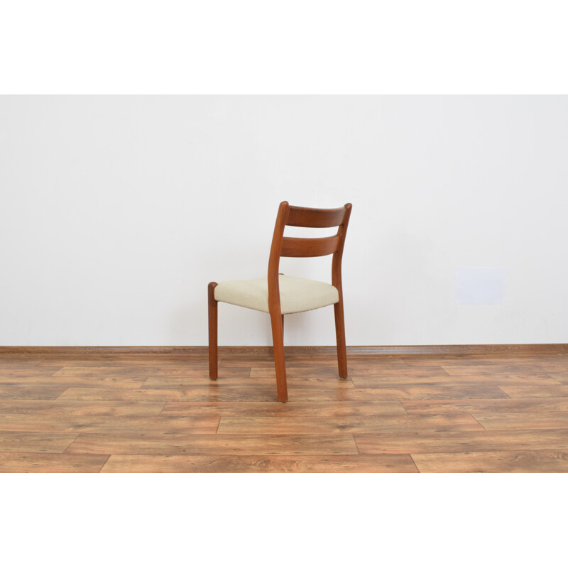 Set of 4 danish teak dining chairs from EMC Møbler, 1970s
