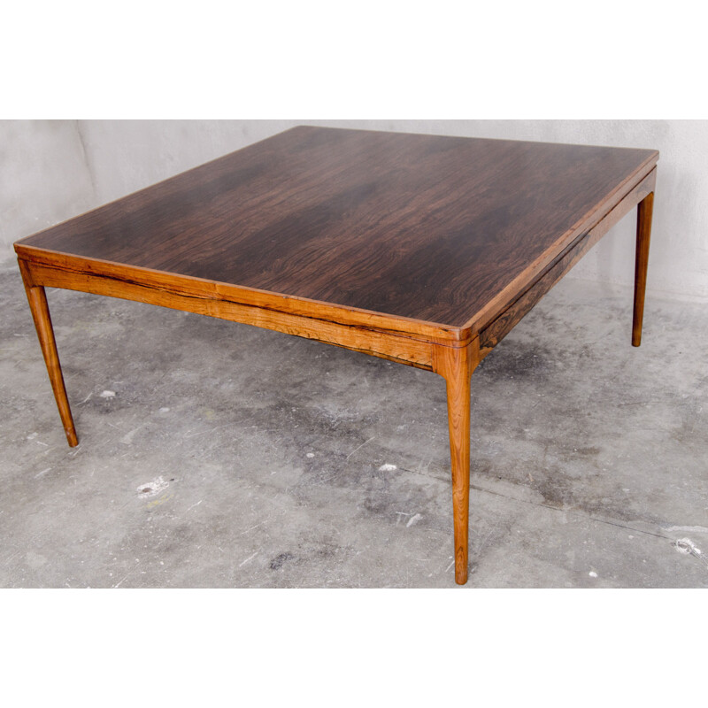Vintage coffee table by Ole Wanscher for AJ Iversen, 1950s 