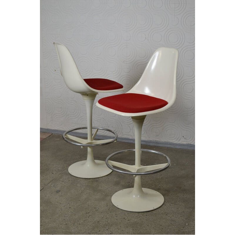 Pair of Vintage No. 103 Bar Stools by Maurice Burke for Arkana, 1960s