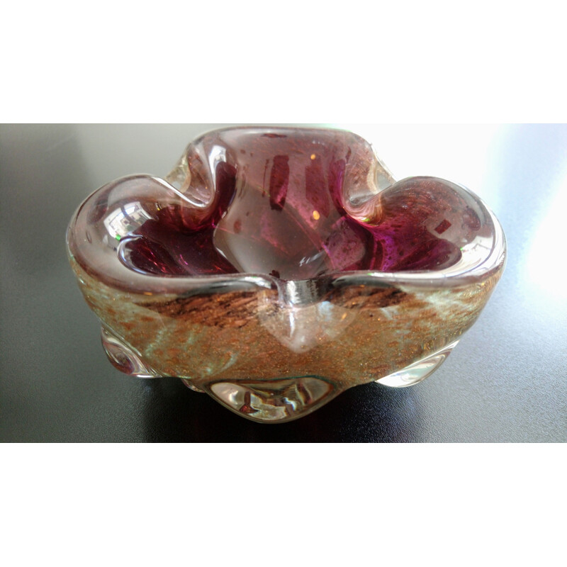 Vintage Murano glass ashtray or empty pocket, 1960