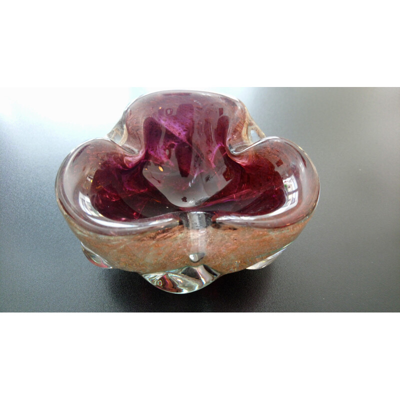 Vintage Murano glass ashtray or empty pocket, 1960