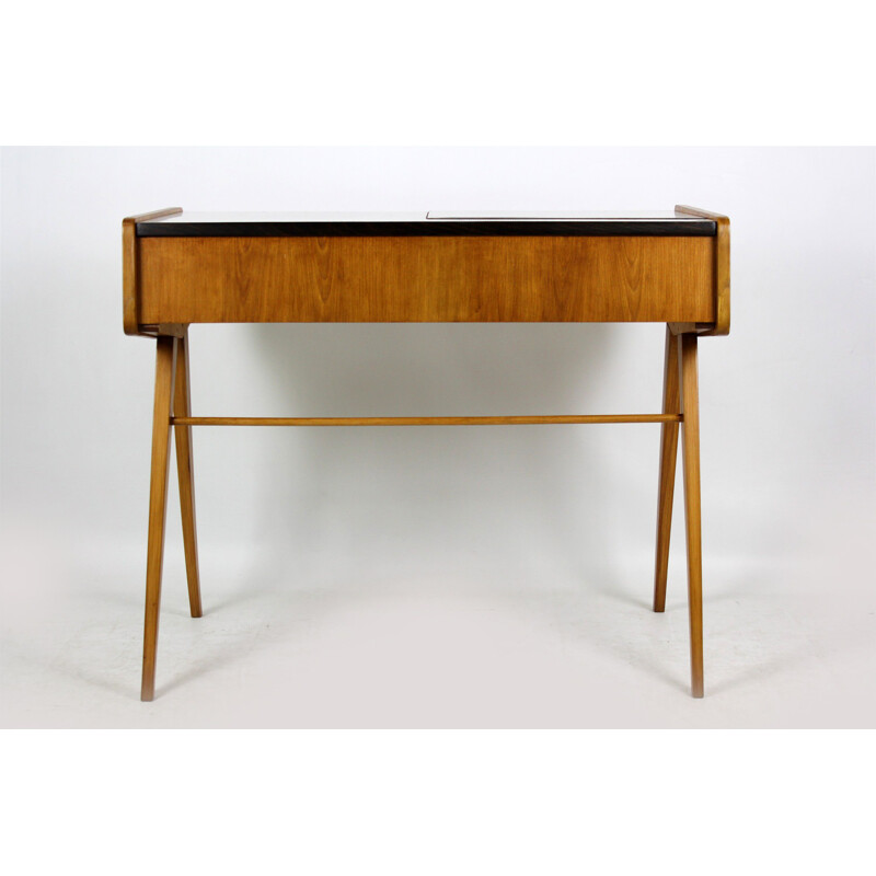 Vintage Grey Formica Dressing Table with Mirror by František Jirák, 1960s