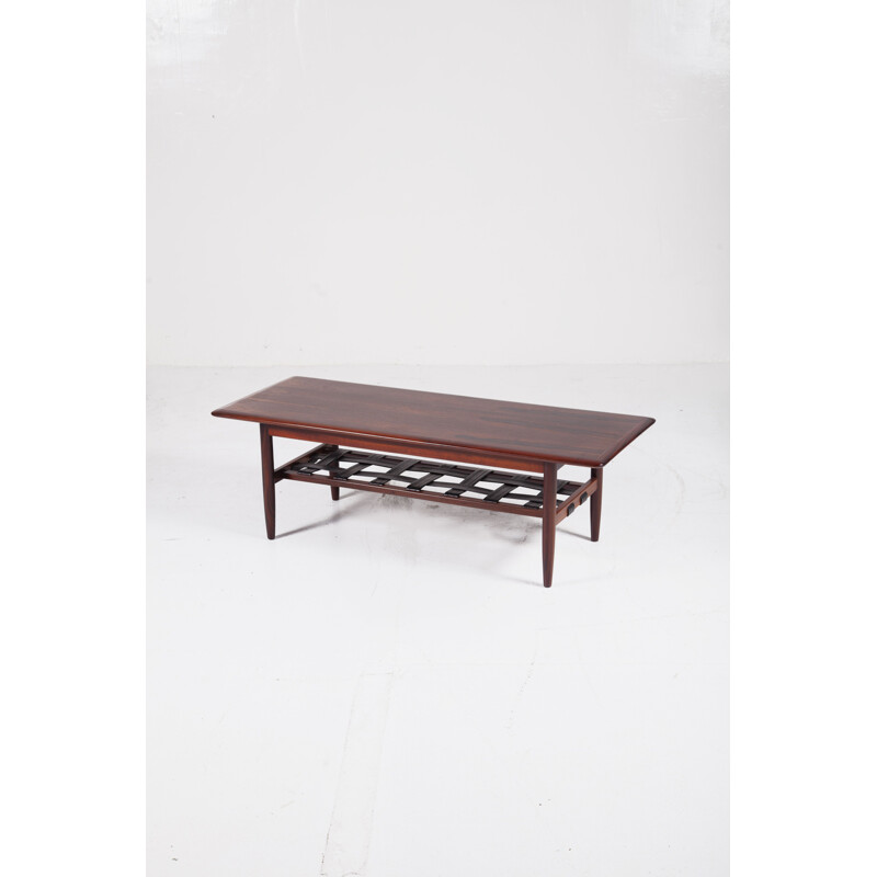 Table basse vintage en palissandre par TopForm, 1960s