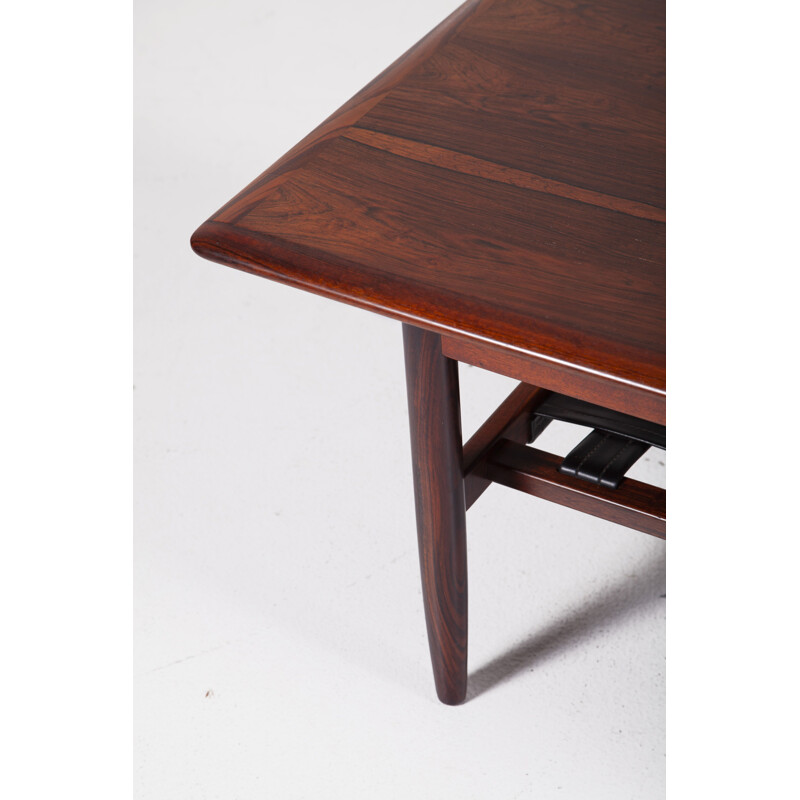 Table basse vintage en palissandre par TopForm, 1960s