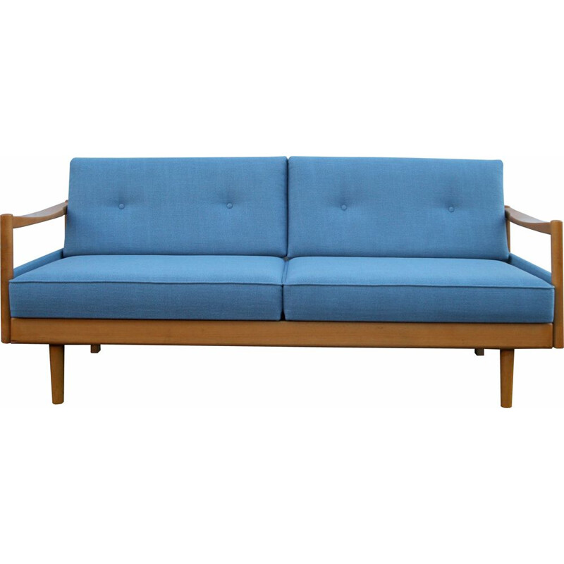 Lit de repos vintage bleu par Wilhelm Knoll, 1960s 