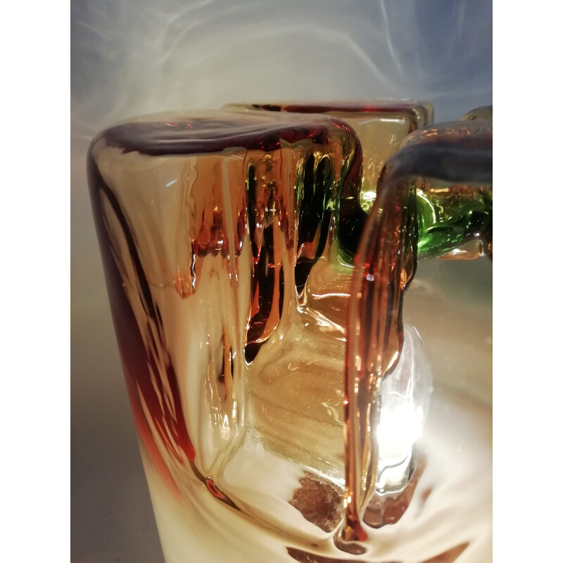 Lampe de table vintage en verre de Murano 