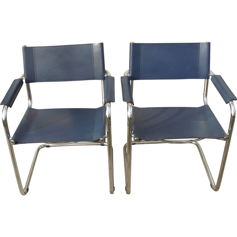 Pair of vintage armchairs B 34 by Marcel Breuer