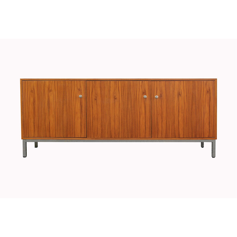 Vintage palissander en chromen dressoir, 1970