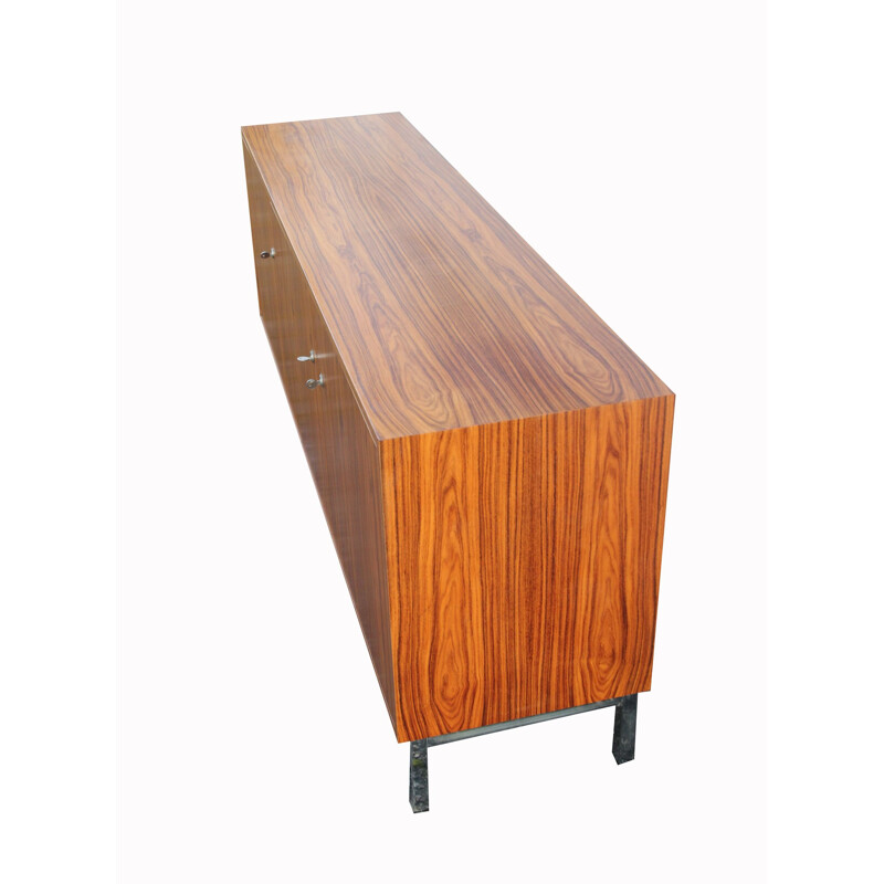 Vintage rosewood and chrome sideboard, 1970