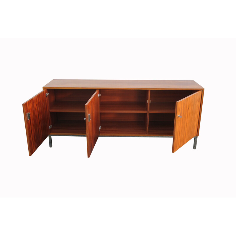 Vintage rosewood and chrome sideboard, 1970