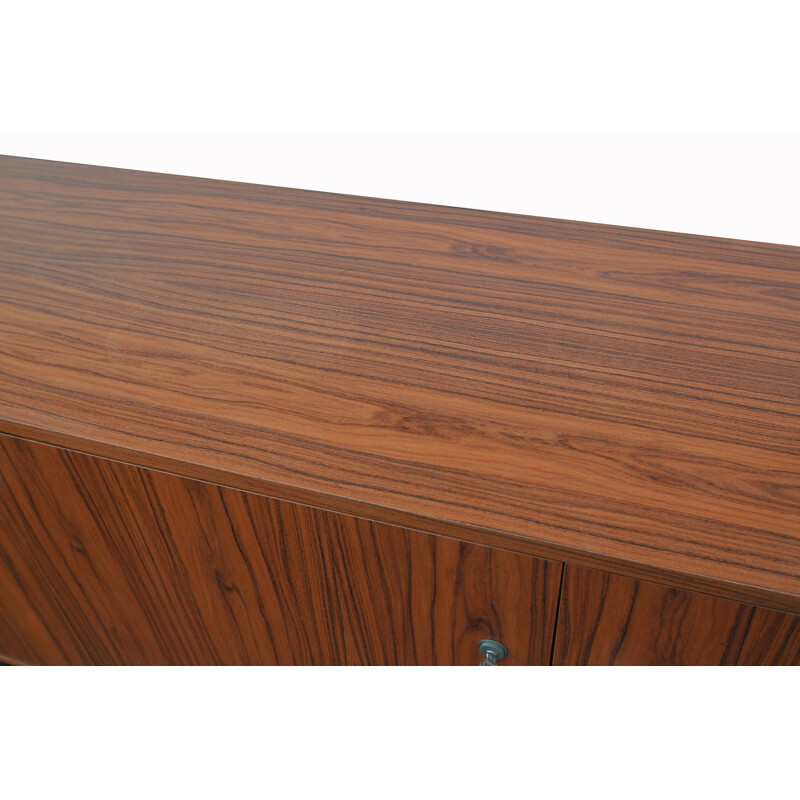 Vintage rosewood and chrome sideboard, 1970