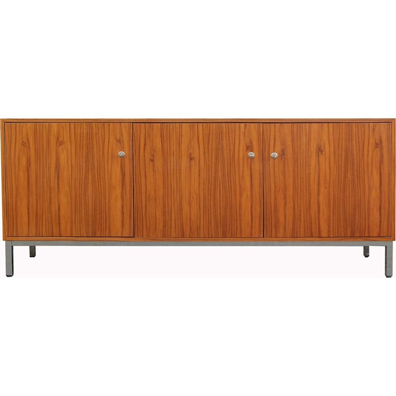 Vintage palissander en chromen dressoir, 1970