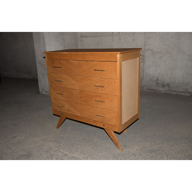 Commode vintage en pieds en compas, 1960