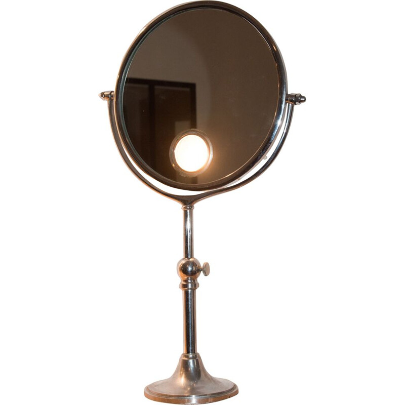 Vintage Chrome barber's mirror by Brot, 1960