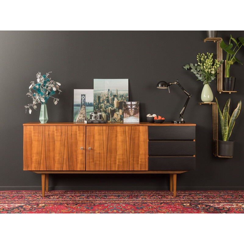 Vintage sideboard in formica and walnut, Germany 1960s