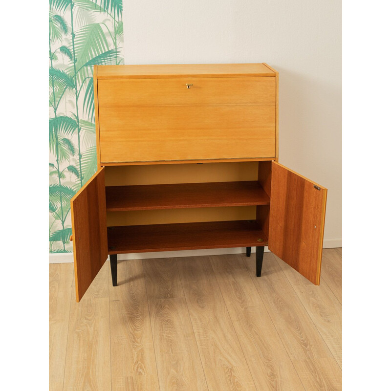 Vintage Secretary desk in ash, Germany 1950s