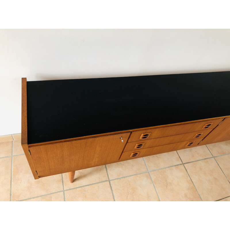 Vintage Scandinavian teak vintage sideboard, 1960s