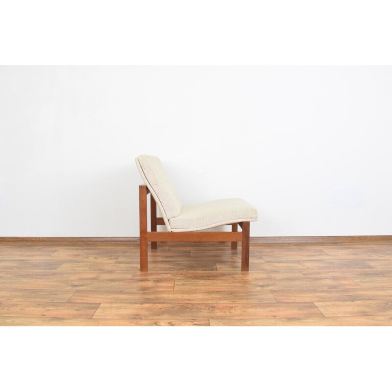 Pair of Danish Teak armchair by Ole Gjerlov-Knudsen & Torben Lind for France & Søn, 1960s